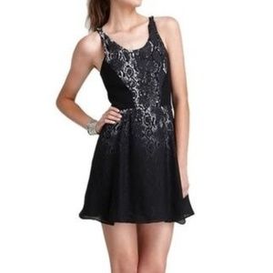 Parker Snakeskin Print Dress